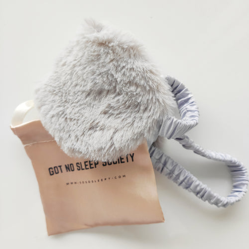 Luxury fluffy eye mask